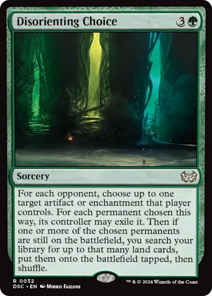 Disorienting Choice (Extended Art) [Duskmourn: House of Horror Commander] | Gaming Infinity