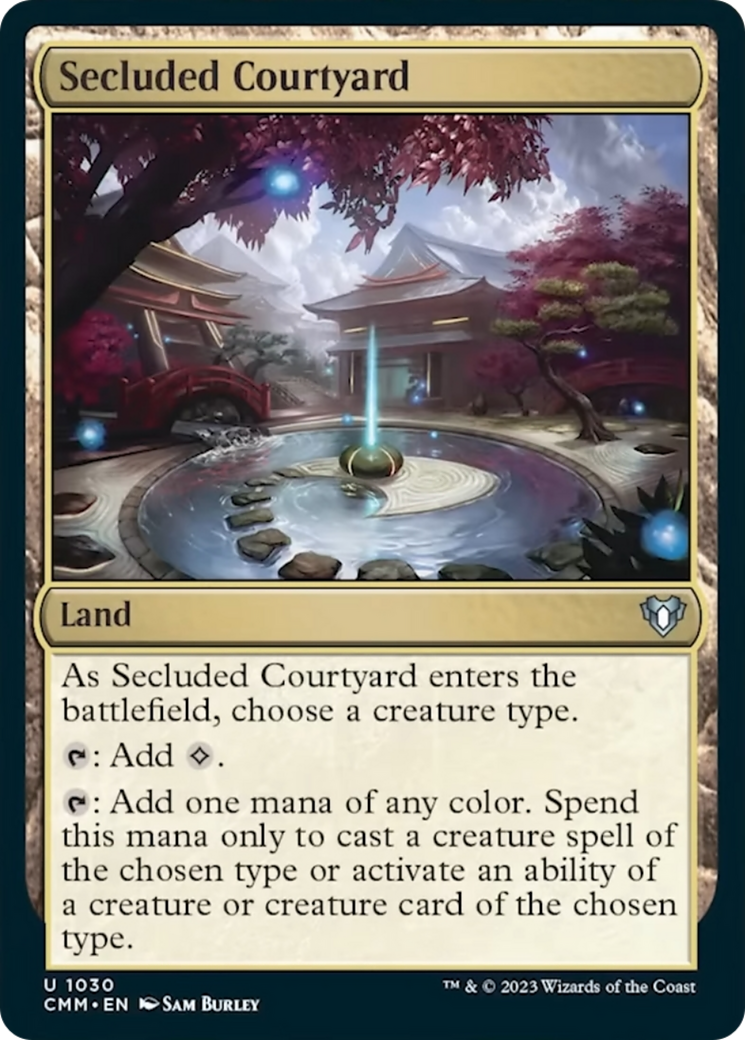 Secluded Courtyard [Commander Masters] | Gaming Infinity