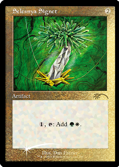 Selesnya Signet (Retro) (Foil Etched) [Secret Lair Drop Series] | Gaming Infinity