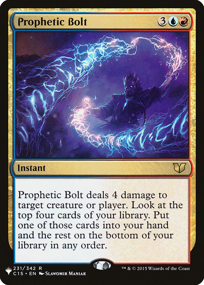 Prophetic Bolt [The List] | Gaming Infinity