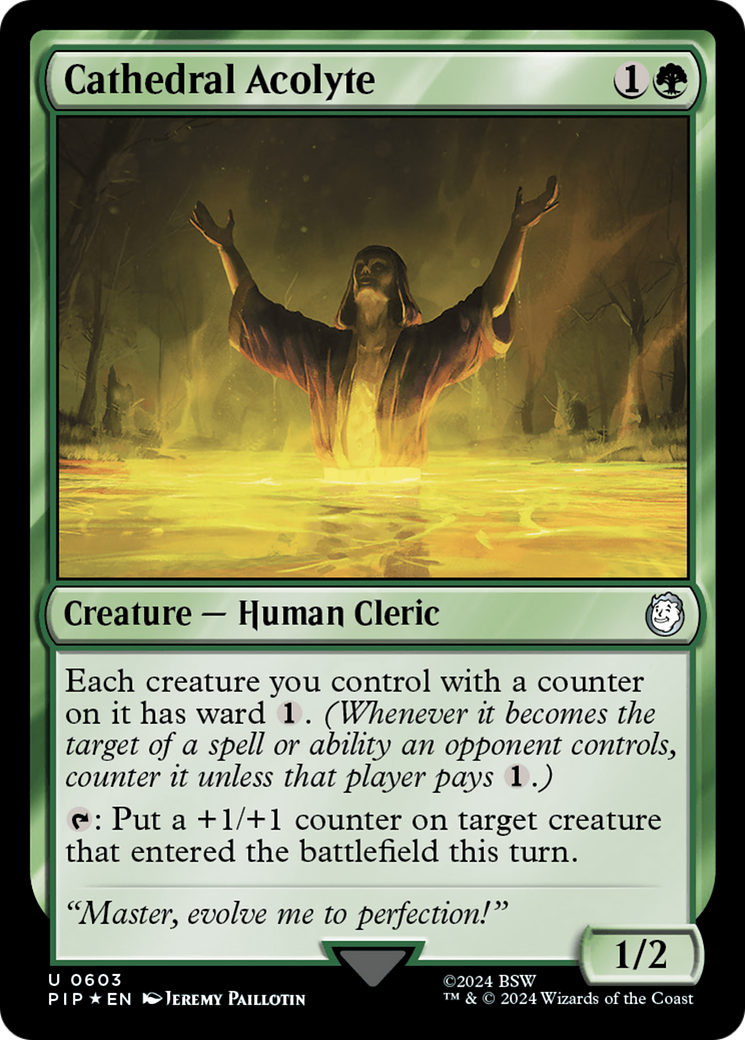 Cathedral Acolyte (Surge Foil) [Fallout] | Gaming Infinity