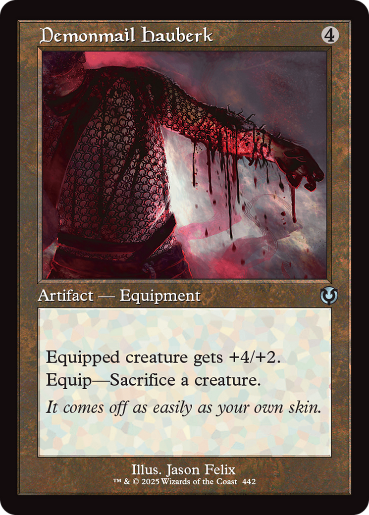 Demonmail Hauberk (Retro Frame) [Innistrad Remastered] | Gaming Infinity