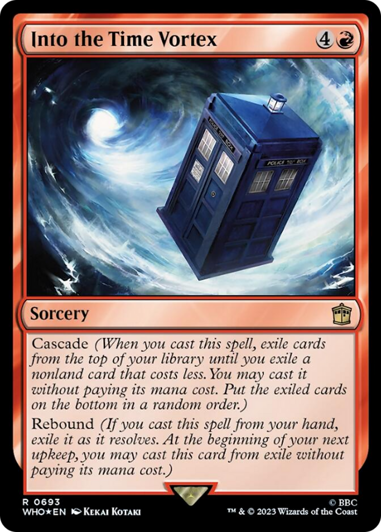 Into the Time Vortex (Surge Foil) [Doctor Who] | Gaming Infinity