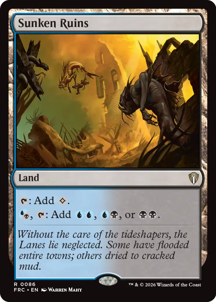 Sunken Ruins [Reality Fracture Commander] | Gaming Infinity