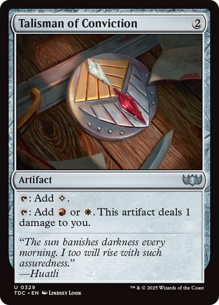 Talisman of Conviction [Tarkir: Dragonstorm Commander] | Gaming Infinity