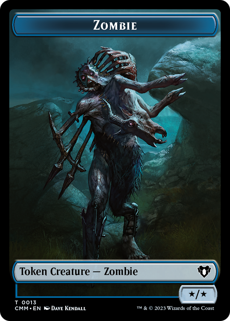 Zombie Token (13) [Commander Masters Tokens] | Gaming Infinity