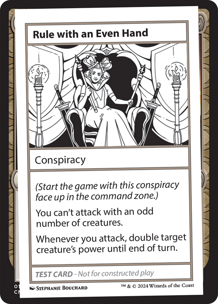 Rule with an Even Hand [Mystery Booster 2 Playtest Cards] | Gaming Infinity