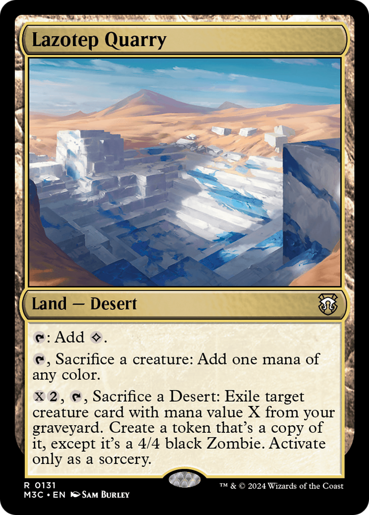 Lazotep Quarry (Extended Art) [Modern Horizons 3 Commander] | Gaming Infinity