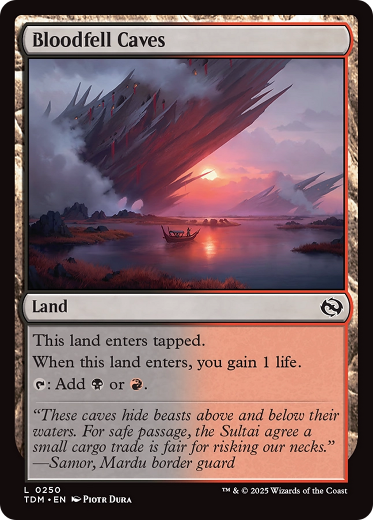 Bloodfell Caves [Tarkir: Dragonstorm] | Gaming Infinity