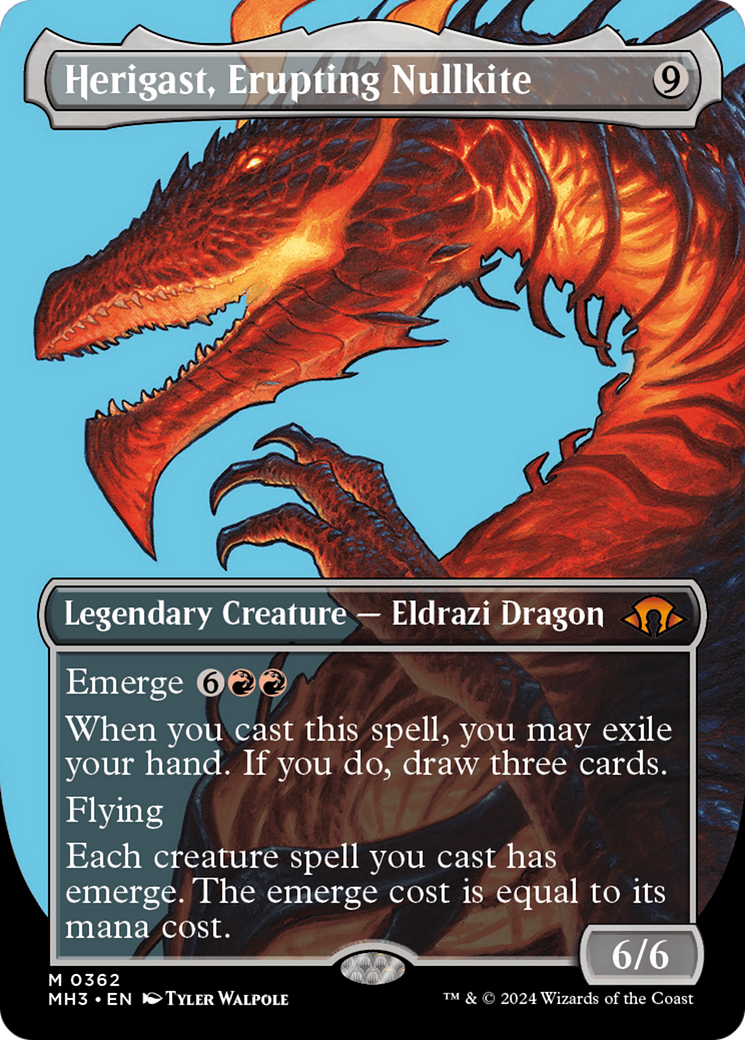 Herigast, Erupting Nullkite (Borderless) [Modern Horizons 3] | Gaming Infinity