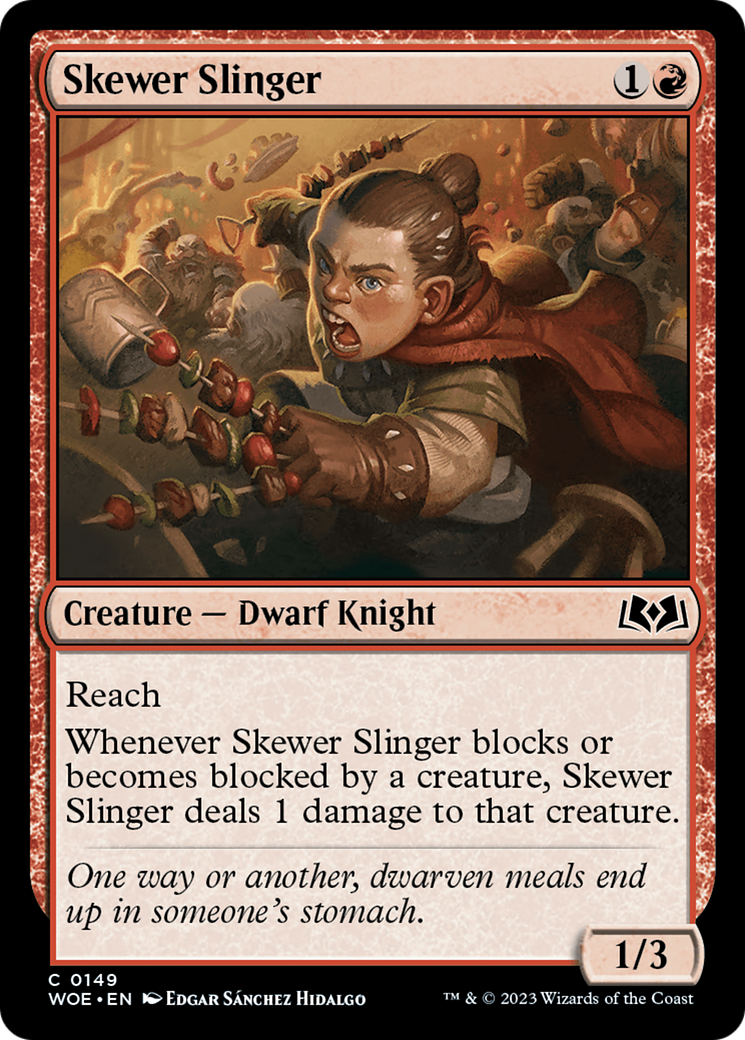 Skewer Slinger [Wilds of Eldraine] | Gaming Infinity