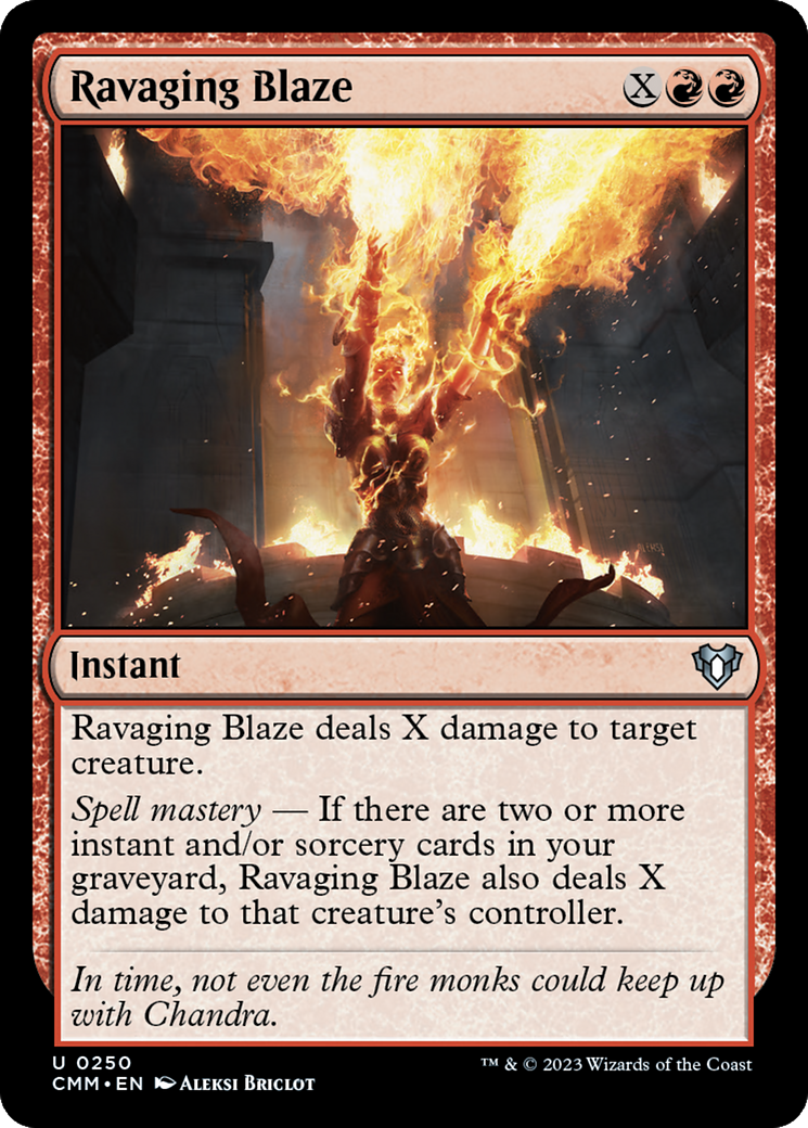 Ravaging Blaze [Commander Masters] | Gaming Infinity