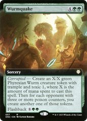 Wurmquake (Extended Art) [Phyrexia: All Will Be One Commander] | Gaming Infinity