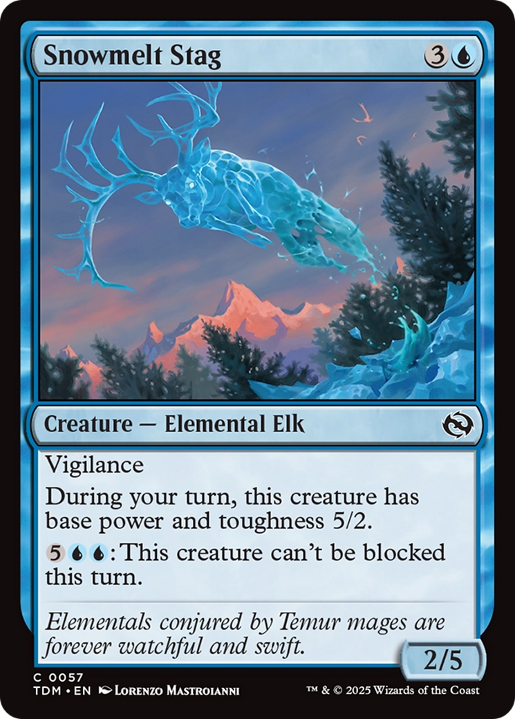 Snowmelt Stag [Tarkir: Dragonstorm] | Gaming Infinity