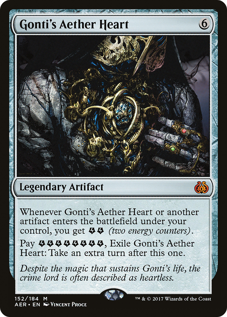 Gonti's Aether Heart (Ripple Foil) [Modern Horizons 3 Commander] | Gaming Infinity