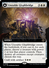 Unstable Glyphbridge // Sandswirl Wanderglyph (Extended Art) [The Lost Caverns of Ixalan] | Gaming Infinity