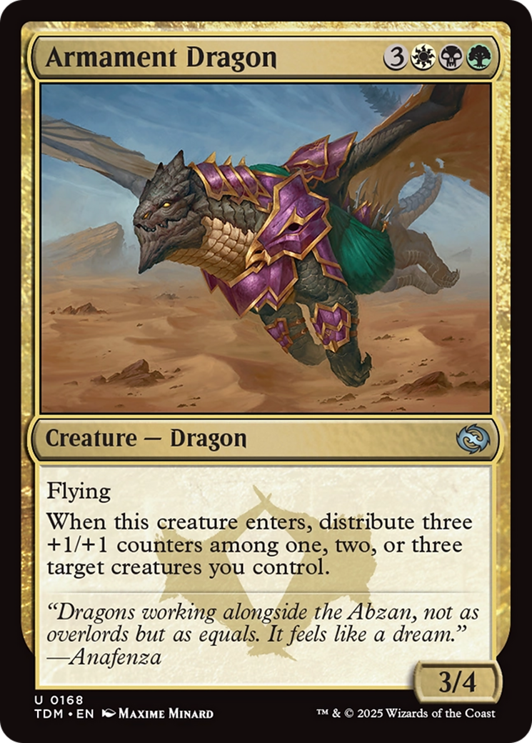 Armament Dragon [Tarkir: Dragonstorm] | Gaming Infinity