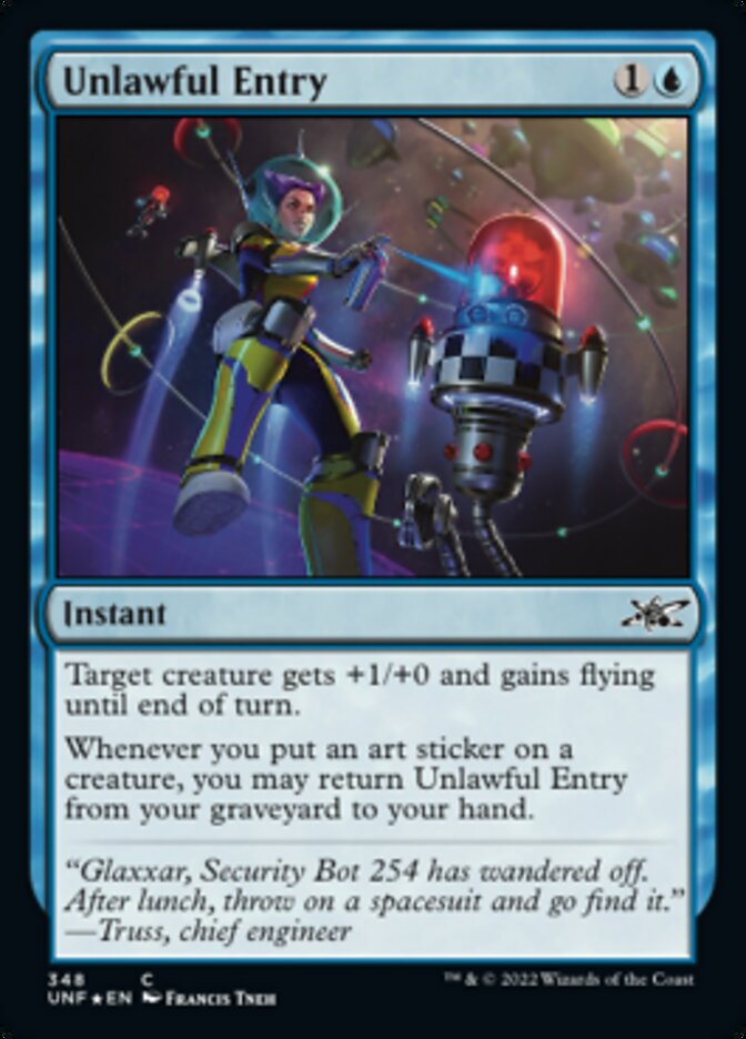 Unlawful Entry (Galaxy Foil) [Unfinity] | Gaming Infinity