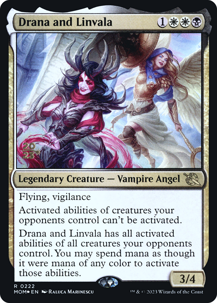 Drana and Linvala [March of the Machine Prerelease Promos] | Gaming Infinity