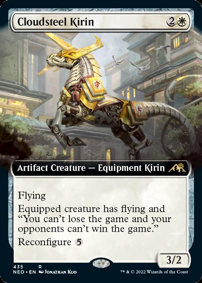 Cloudsteel Kirin (Extended Art) [Kamigawa: Neon Dynasty] | Gaming Infinity