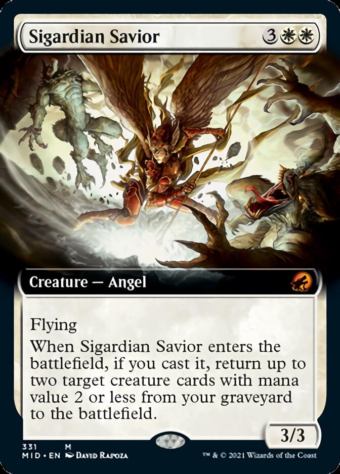 Sigardian Savior (Extended Art) [Innistrad: Midnight Hunt] | Gaming Infinity
