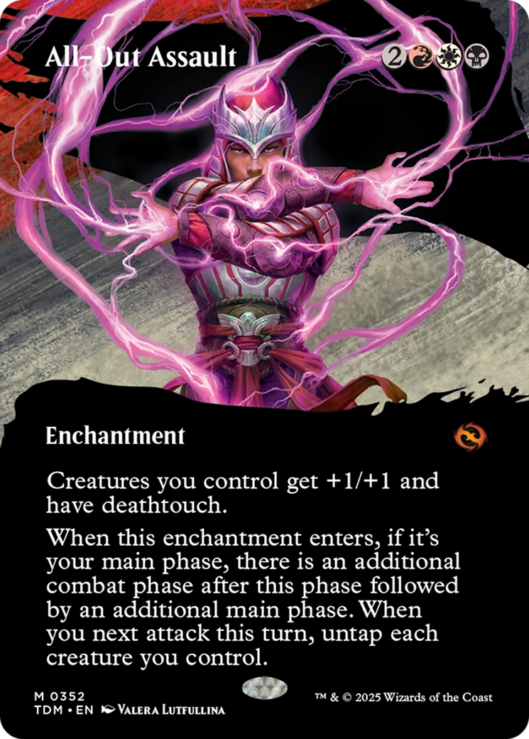 All-Out Assault (Borderless) [Tarkir: Dragonstorm] | Gaming Infinity