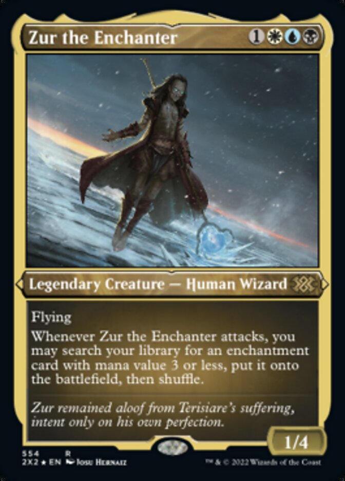 Zur the Enchanter (Foil Etched) [Double Masters 2022] | Gaming Infinity