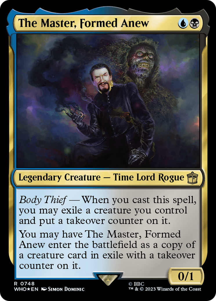 The Master, Formed Anew (Surge Foil) [Doctor Who] | Gaming Infinity