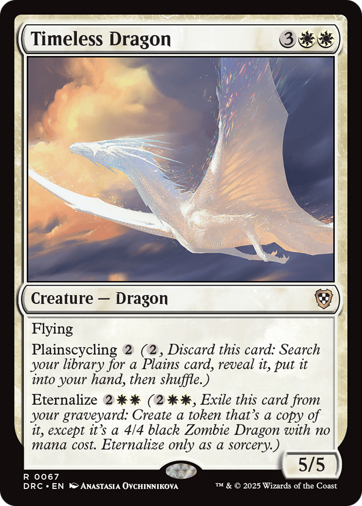 Timeless Dragon [Aetherdrift Commander] | Gaming Infinity