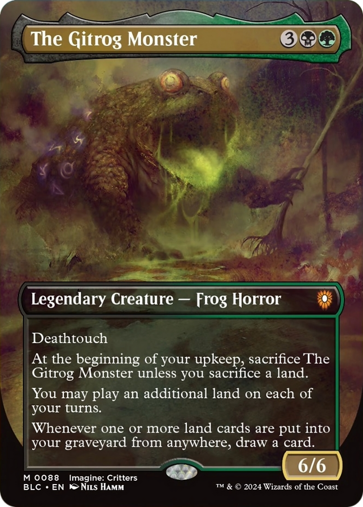 The Gitrog Monster (Borderless) [Bloomburrow Commander] | Gaming Infinity