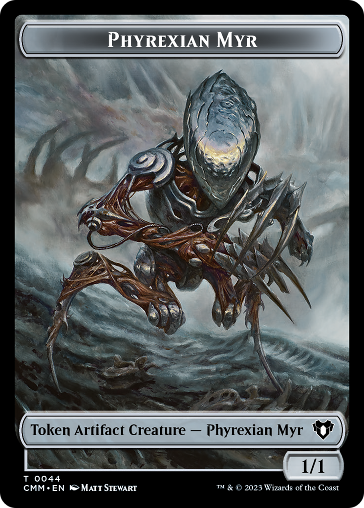 Phyrexian Myr Token [Commander Masters Tokens] | Gaming Infinity