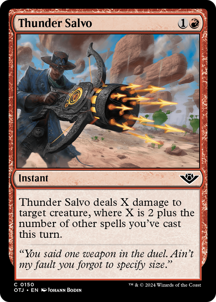 Thunder Salvo [Outlaws of Thunder Junction] | Gaming Infinity