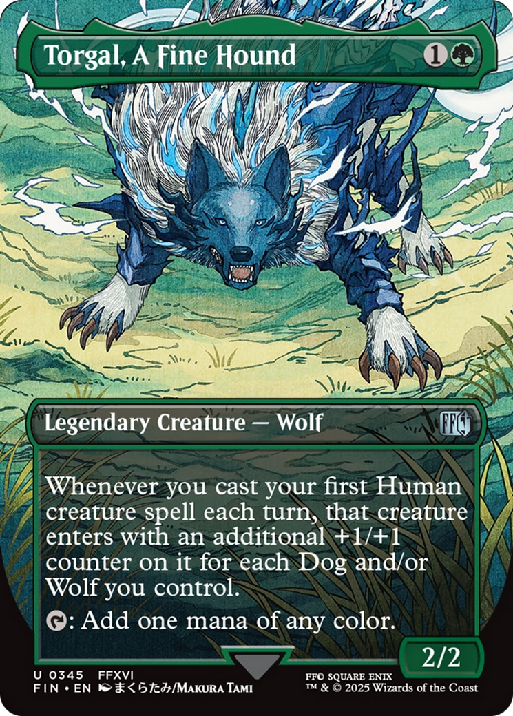 Torgal, A Fine Hound (Borderless) [FINAL FANTASY] | Gaming Infinity