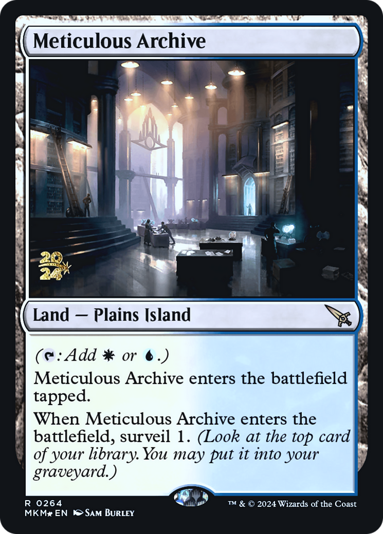 Meticulous Archive [Murders at Karlov Manor Prerelease Promos] | Gaming Infinity