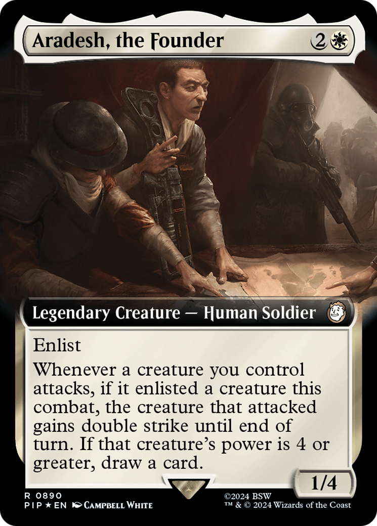 Aradesh, the Founder (Extended Art) (Surge Foil) [Fallout] | Gaming Infinity