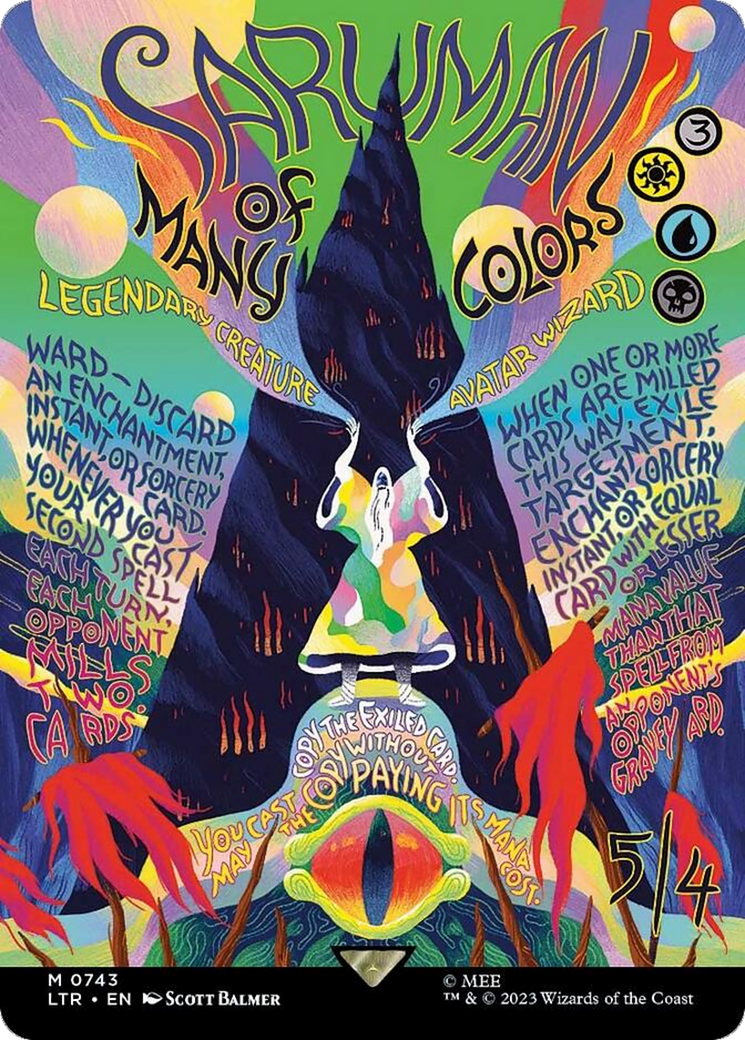 Saruman of Many Colors (Borderless Poster) [The Lord of the Rings: Tales of Middle-Earth] | Gaming Infinity