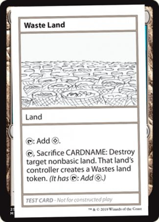 Waste Land (2021 Edition) [Mystery Booster Playtest Cards] | Gaming Infinity