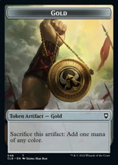 Gold // Dragon Double-Sided Token [Commander Legends: Battle for Baldur's Gate Tokens] | Gaming Infinity