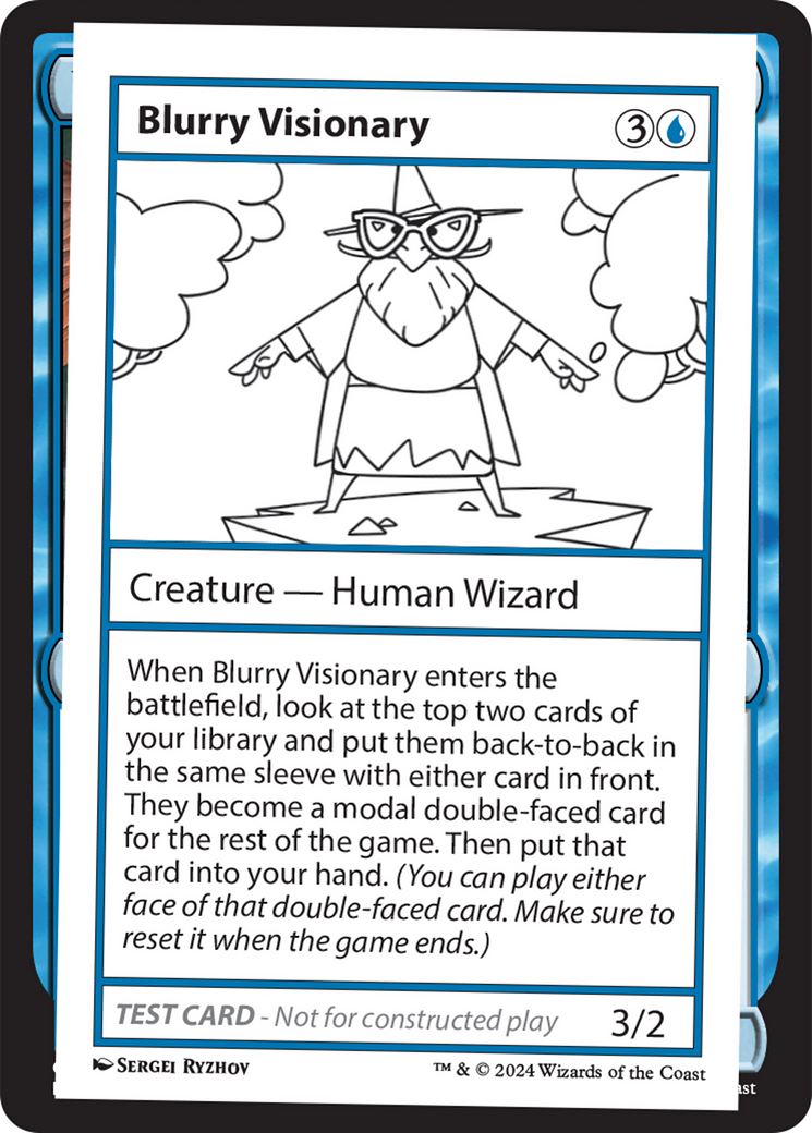 Blurry Visionary [Mystery Booster 2 Playtest Cards] | Gaming Infinity