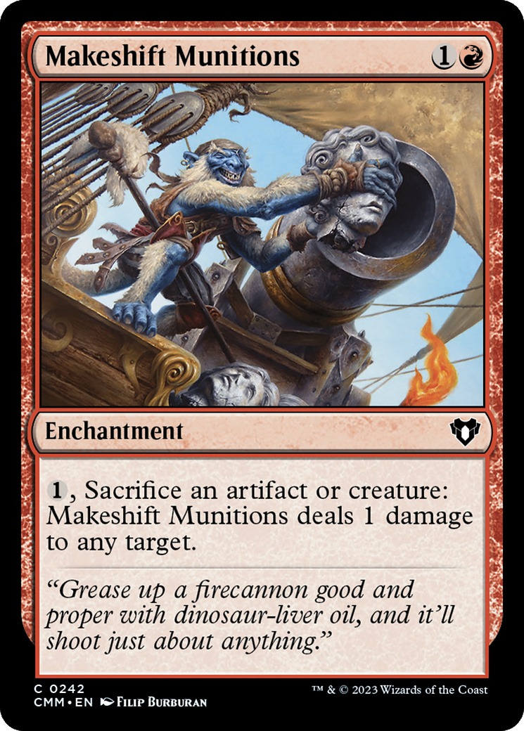 Makeshift Munitions [Commander Masters] | Gaming Infinity