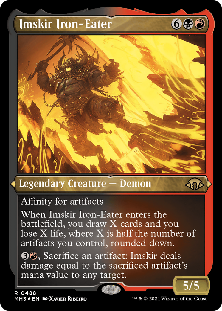 Imskir Iron-Eater (Foil Etched) [Modern Horizons 3] | Gaming Infinity