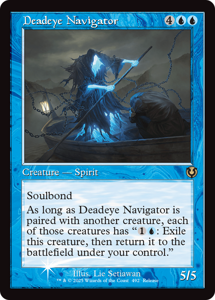 Deadeye Navigator (Retro Frame) [Innistrad Remastered Promos] | Gaming Infinity