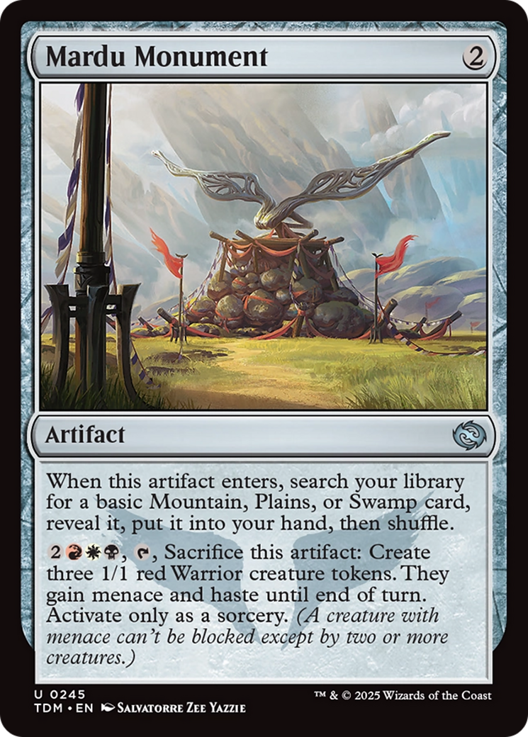 Mardu Monument [Tarkir: Dragonstorm] | Gaming Infinity