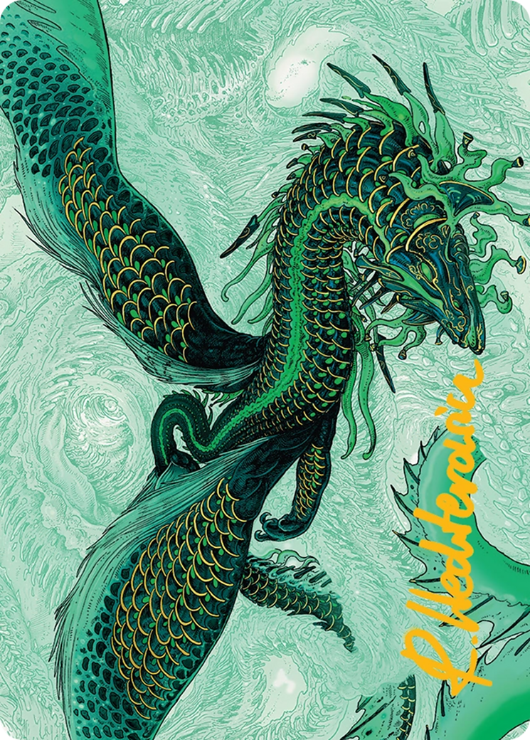 Teval, Arbiter of Virtue Art Card (38/54) [Tarkir: Dragonstorm Art Series] | Gaming Infinity