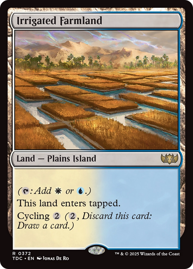 Irrigated Farmland [Tarkir: Dragonstorm Commander] | Gaming Infinity