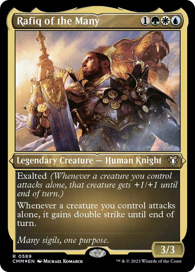 Rafiq of the Many (Foil Etched) [Commander Masters] | Gaming Infinity