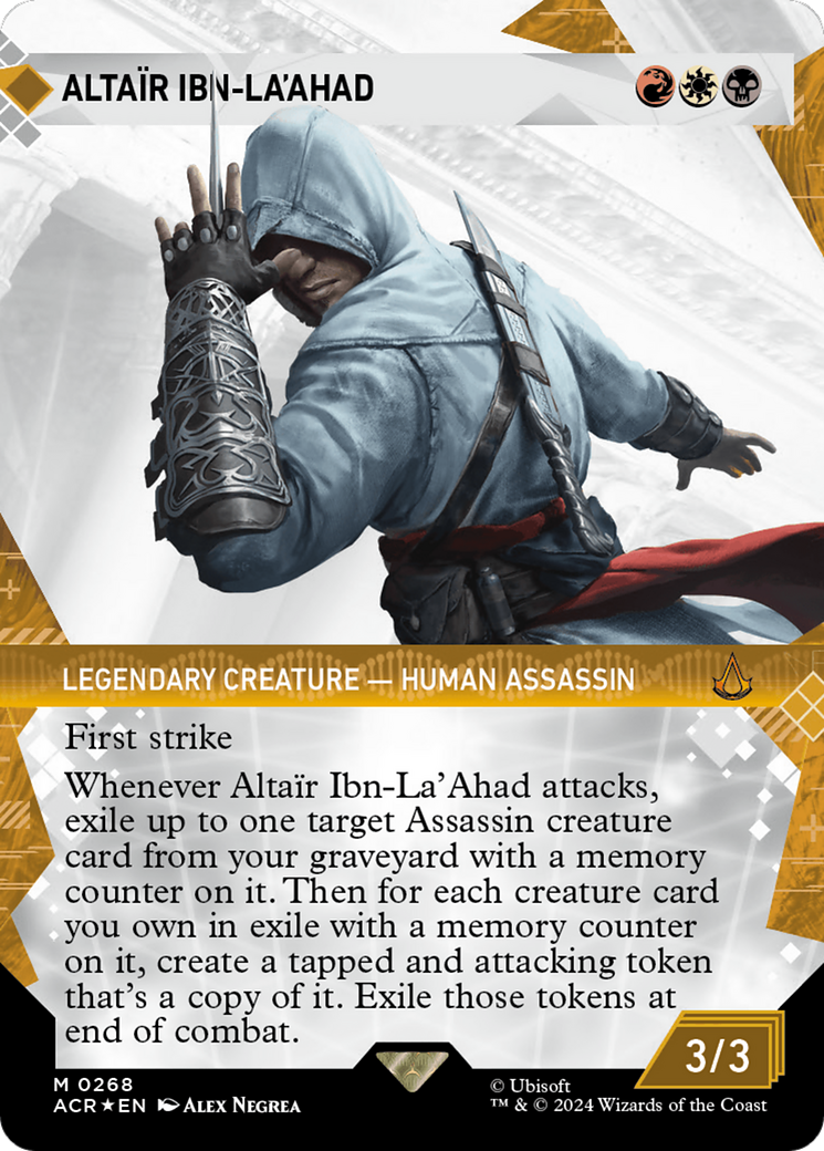 Altair Ibn-La'Ahad (Showcase) (Textured Foil) [Assassin's Creed] | Gaming Infinity