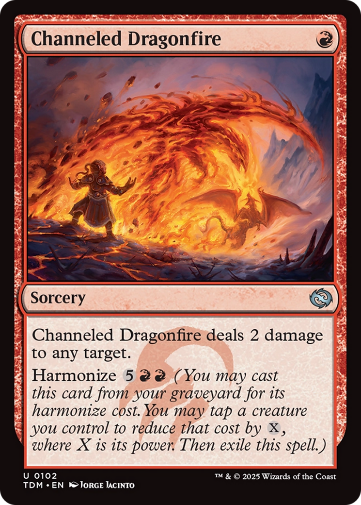 Channeled Dragonfire [Tarkir: Dragonstorm] | Gaming Infinity