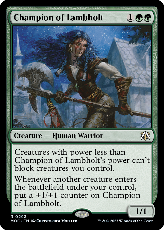 Champion of Lambholt [March of the Machine Commander] | Gaming Infinity