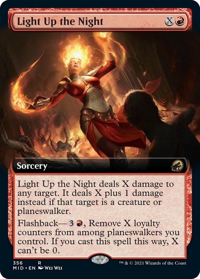 Light Up the Night (Extended Art) [Innistrad: Midnight Hunt] | Gaming Infinity